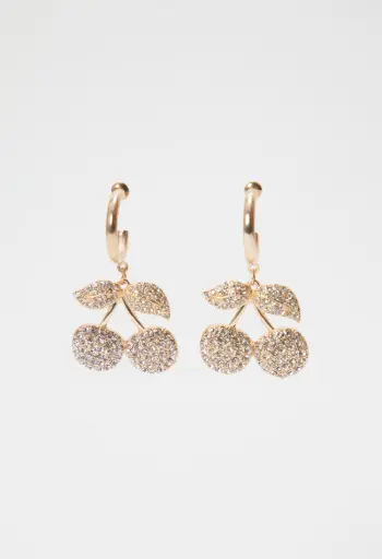 Aretes forma de cerezas